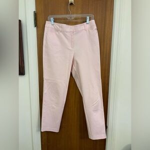 Liz Claiborne Emma Classic Career Pants Ladies Pink Chino Straight Leg-Sz 6